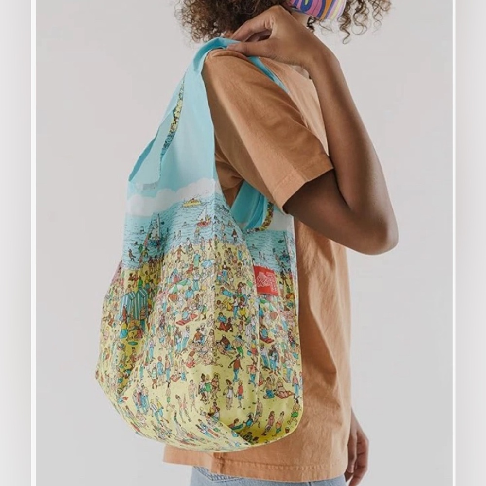 Baggu x Where's Waldo? Waldo at the Beach Standard Reusable Bag